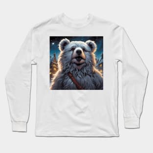 Teddy celebrating New Year Long Sleeve T-Shirt